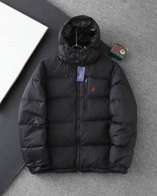 Ralph Lauren Dons Winter Jacket